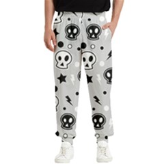 Skull-pattern- Men s Elastic Waist Pants by Ket1n9