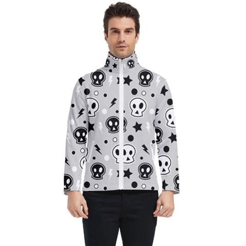 Skull-pattern- Men s Bomber Jacket by Ket1n9