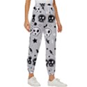 Skull-pattern- Women s Cropped Drawstring Pants View3