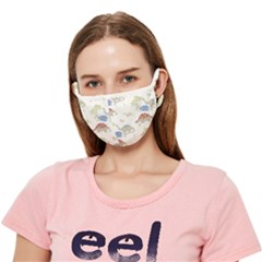 Dinosaur Art Pattern Crease Cloth Face Mask (adult) by Ket1n9