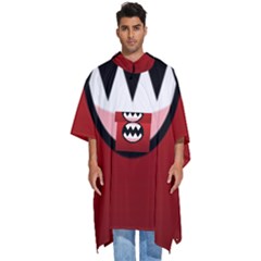Funny Angry Men s Hooded Rain Ponchos by Ket1n9