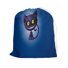 Cats Funny Drawstring Pouch (2xl) by Ket1n9