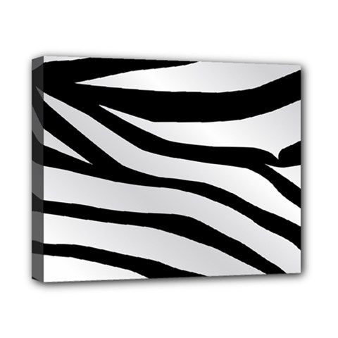 White Tiger Skin Canvas 10  X 8  (stretched) by Ket1n9