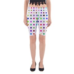 Circle Pattern(1) Yoga Cropped Leggings by Ket1n9