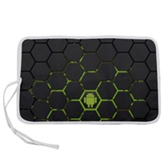 Green Android Honeycomb Gree Pen Storage Case (m) by Ket1n9