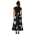 Skull Pattern Tiered Ruffle Maxi Skirt View4