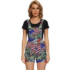 Usa United States Of America Images Independence Day Short Overalls by Ket1n9