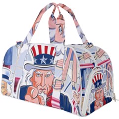 United States Of America Images Independence Day Burner Gym Duffel Bag by Ket1n9