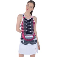 Car Engine Racer Back Mesh Tank Top by Ket1n9