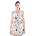 Insect Animal Pattern Scoop Neck Skater Dress View1