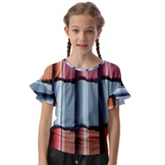 Shingle-roof-shingles-roofing-tile Kids  Cut Out Flutter Sleeves by Ket1n9