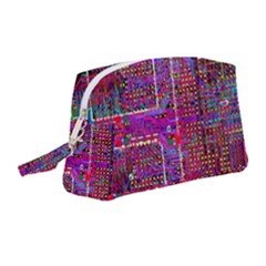 Technology Circuit Board Layout Pattern Wristlet Pouch Bag (medium) by Ket1n9