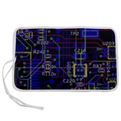 Technology Circuit Board Layout Pen Storage Case (l) by Ket1n9