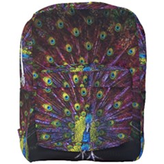 Beautiful Peacock Feather Full Print Backpack by Ket1n9