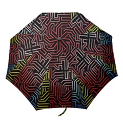 Circuit Board Seamless Patterns Set Folding Umbrellas by Ket1n9