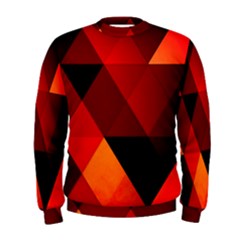 Abstract Triangle Wallpaper Men s Sweatshirt by Ket1n9