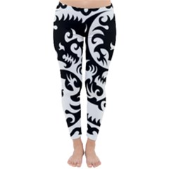 Ying Yang Tattoo Classic Winter Leggings by Ket1n9