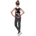 Confederate Flag Usa America United States Csa Civil War Rebel Dixie Military Poster Skull Kids  Sleeveless Hoodie View2