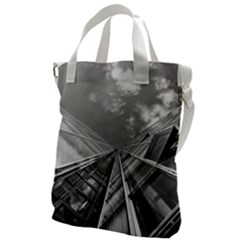 Architecture-skyscraper Canvas Messenger Bag by Ket1n9
