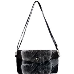 Space-universe-earth-rocket Removable Strap Clutch Bag by Ket1n9