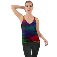 Watercolour-color-background Chiffon Cami by Ket1n9