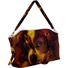 Cute 3d Dog Canvas Crossbody Bag by Ket1n9