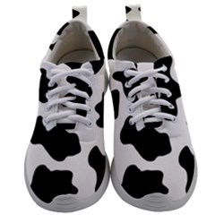 Animal-print-black-and-white-black Mens Athletic Shoes by Ket1n9