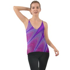 Purple-star-sun-sunshine-fractal Chiffon Cami by Ket1n9