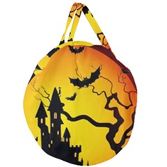 Halloween Night Terrors Giant Round Zipper Tote by Ket1n9