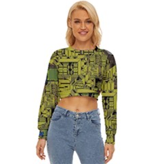 Technology Circuit Board Lightweight Long Sleeve Sweatshirt by Ket1n9