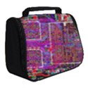 Technology Circuit Board Layout Pattern Full Print Travel Pouch (Small) View2