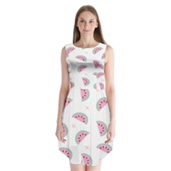 Watermelon Wallpapers  Creative Illustration And Patterns Sleeveless Chiffon Dress   by Ket1n9