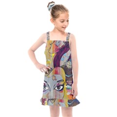Graffiti-mural-street-art-painting Kids  Overall Dress by Ket1n9