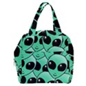 Art Alien Pattern Boxy Hand Bag View1