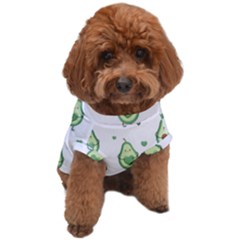 Cute-seamless-pattern-with-avocado-lovers Dog T-shirt by Ket1n9