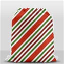 Christmas-color-stripes Drawstring Bag (Small) View1