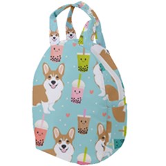 Welsh Corgi Boba Tea Bubble Cute Kawaii Dog Breed Travel Backpack by Grandong