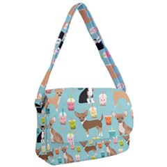 Chihuahua Bubble Kawaii Boba Tea Cute Dog Courier Bag by Grandong