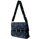 Background Pattern Mushrooms Full Print Messenger Bag (S) View2