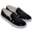 Christmas Winter Xmas Scene Nature Forest Tree Moon Men s Canvas Slip Ons View3