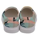 Leaves Pattern Design Colorful Decorative Texture Men s Canvas Slip Ons View4