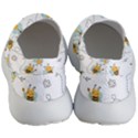 Bee Art Pattern Design Wallpaper Background Print Men s Lightweight Slip Ons View4
