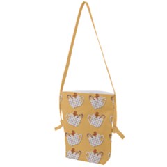Christmas December Autumn Pattern Folding Shoulder Bag by Pakjumat
