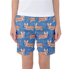 Corgi Patterns Women s Basketball Shorts by Amaryn4rt
