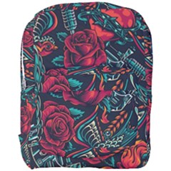 Vintage Flash Tattoos Designs Seamless Pattern Full Print Backpack by Amaryn4rt