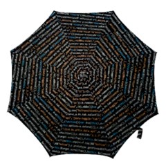Close Up Code Coding Computer Hook Handle Umbrellas (medium) by Amaryn4rt