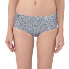 Abstract Flowing And Moving Liquid Metal Mid-waist Bikini Bottoms by Amaryn4rt