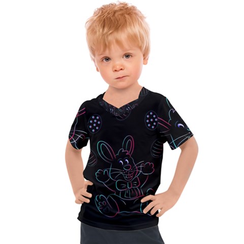 Easter-bunny-hare-rabbit-animal Kids  Sports T-shirt by Amaryn4rt