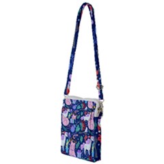 Colorful-funny-christmas-pattern Pig Animal Multi Function Travel Bag by Amaryn4rt
