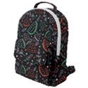 Seamless-vector-pattern-with-watermelons-mint -- Flap Pocket Backpack (Small) View1